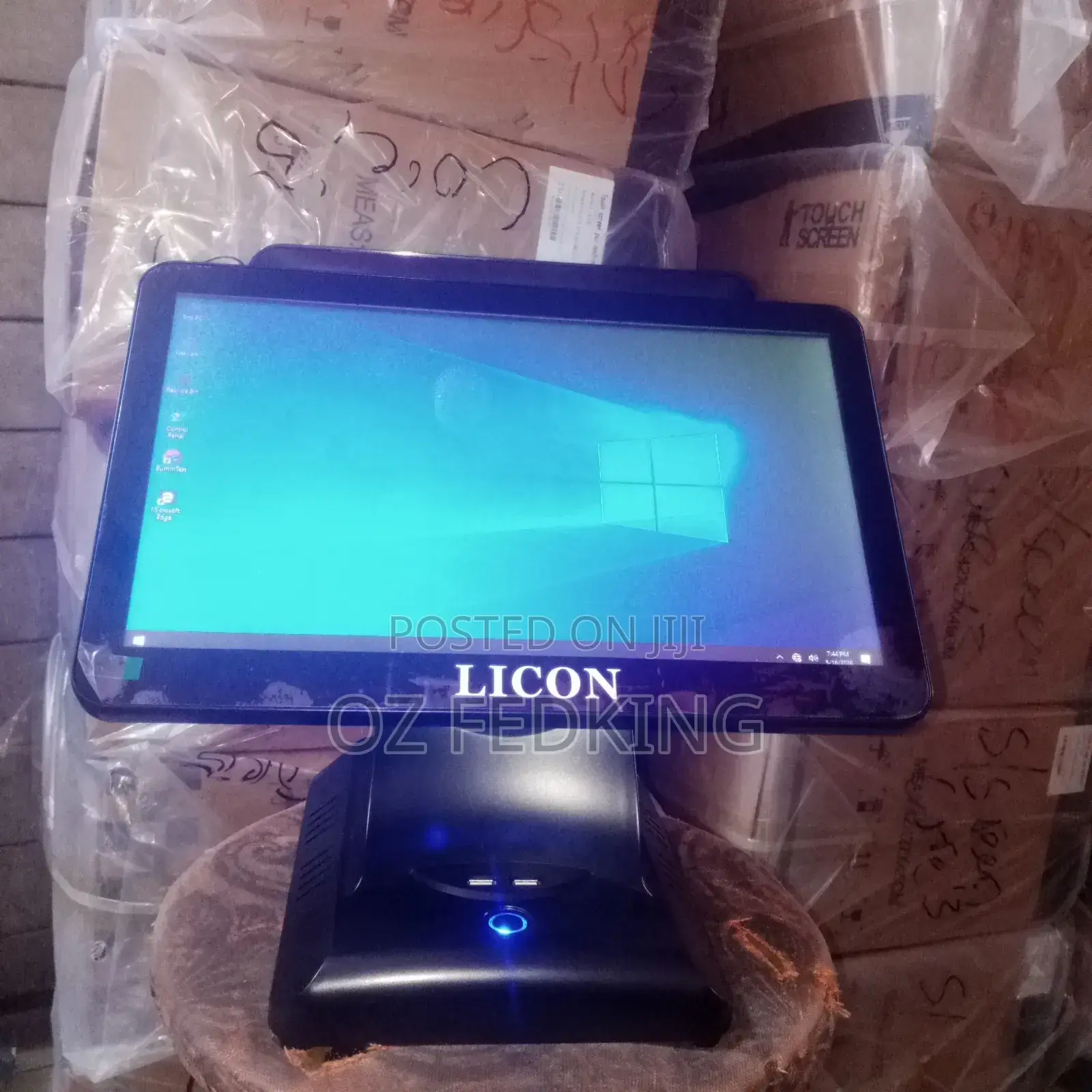 Double Screen Licon Pos Touch System