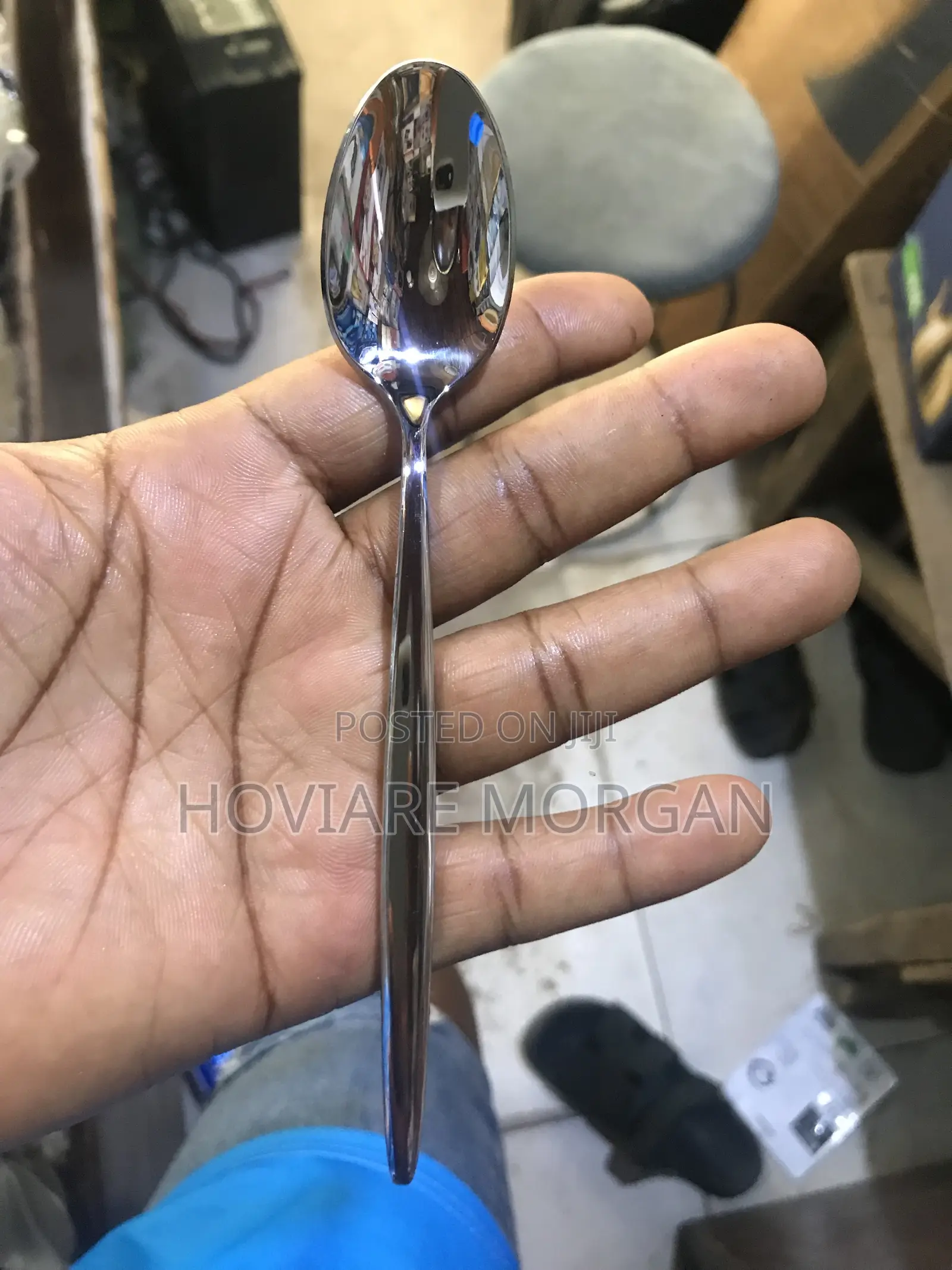 Pencil Gold and Silver Teaspoon (6pcs)