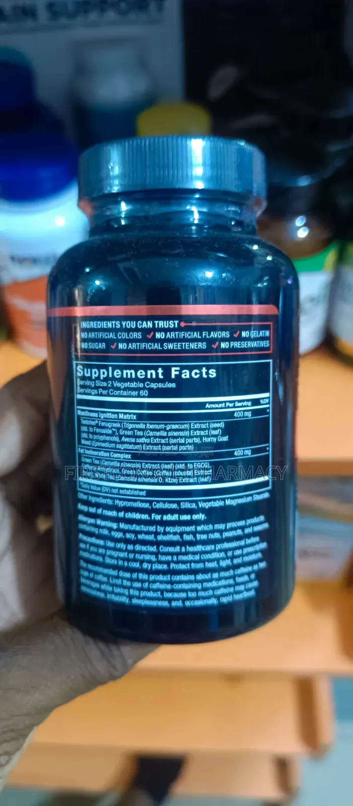 Force Factor Testx180 Ignite X 120