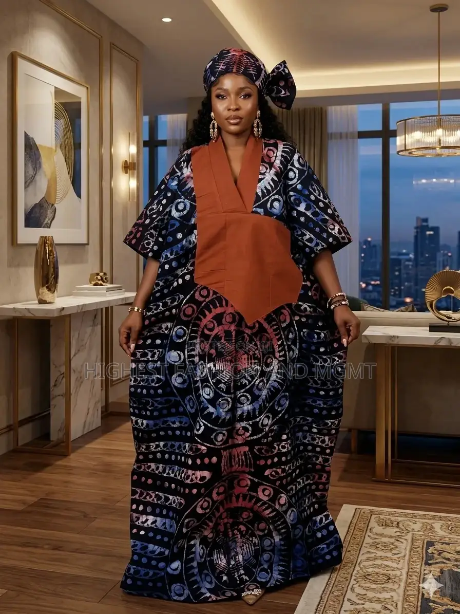 Big Adire and Aso Oke - Style 725
