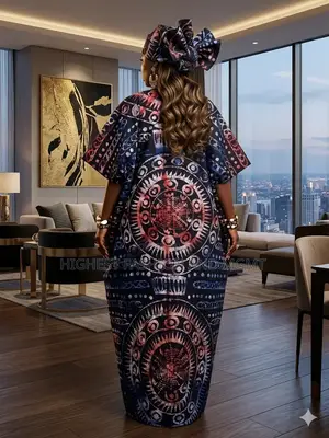 Big Adire and Aso Oke - Style 725