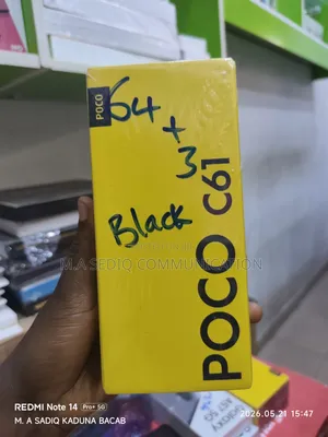 New Xiaomi Poco C61 64 GB Black