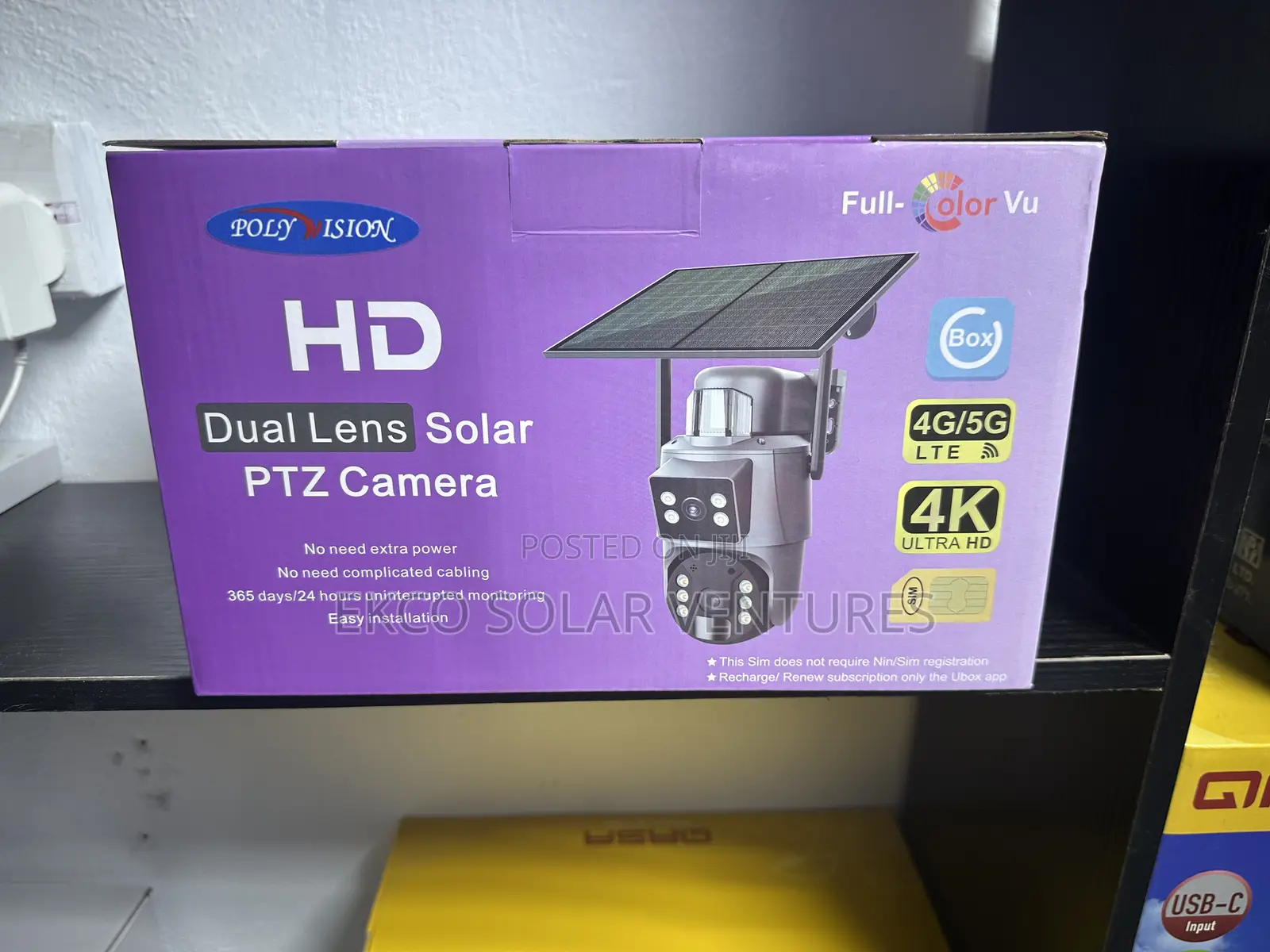 Poly Vision Hd Dual Lens Solar PTZ Camera