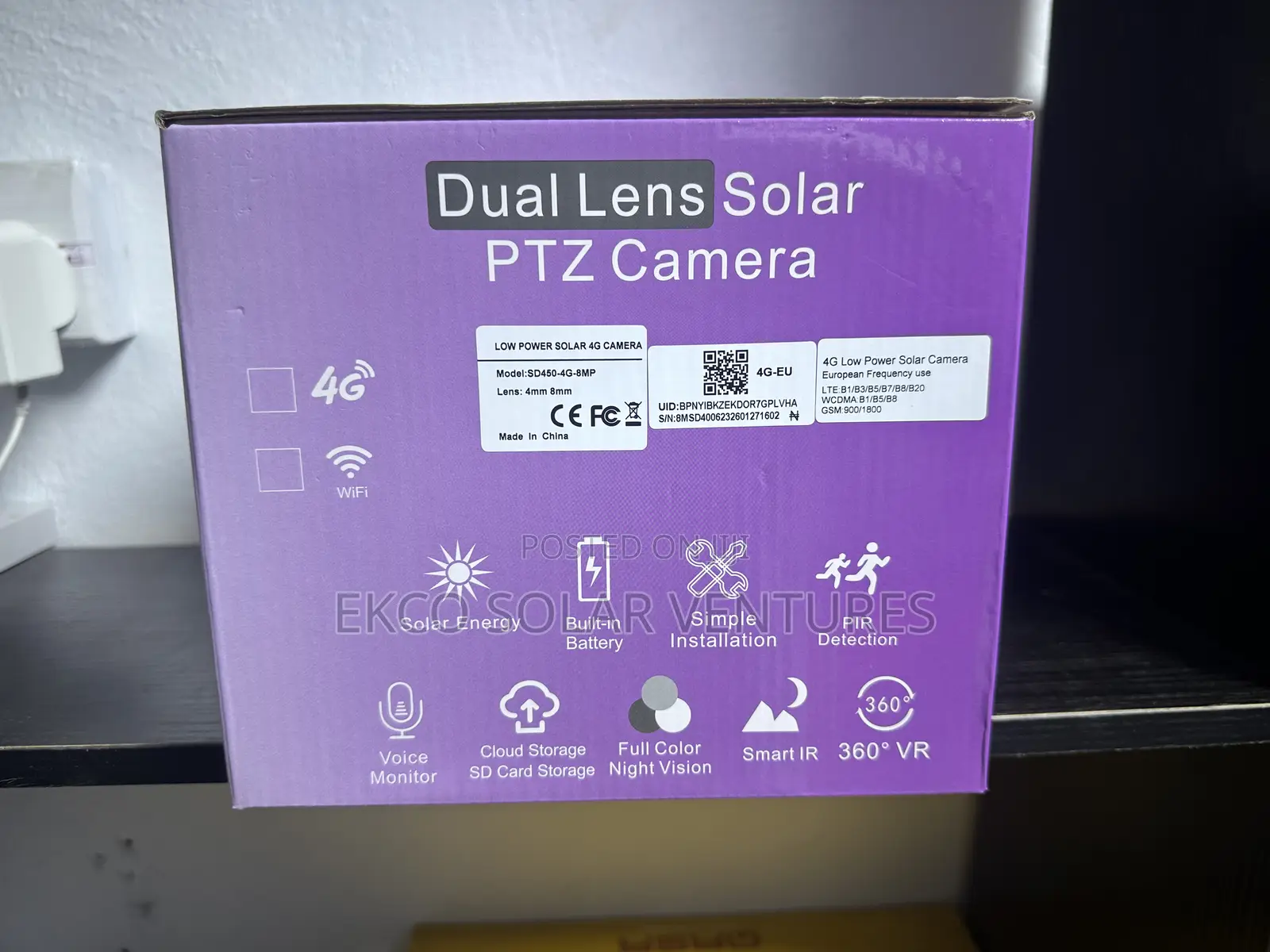 Poly Vision Hd Dual Lens Solar PTZ Camera