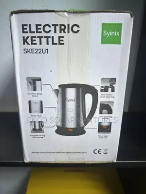 Synix Stainless Steel Electric Kettle, 2.2l