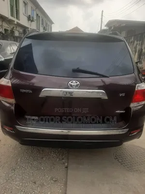 Toyota Highlander 2009 Maroon
