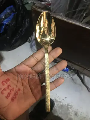 Scratch 6pcs Gold and Silver Spoon