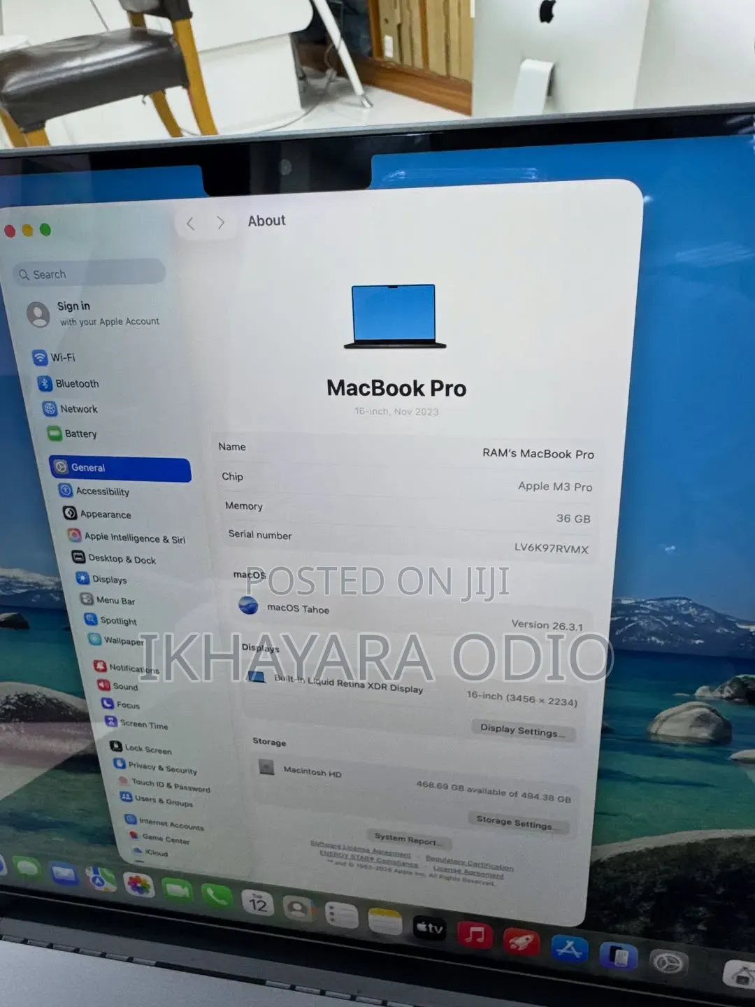 Laptop Apple MacBook Pro 2023 M3 14-inch 36GB Apple M3 Pro SSD 1T
