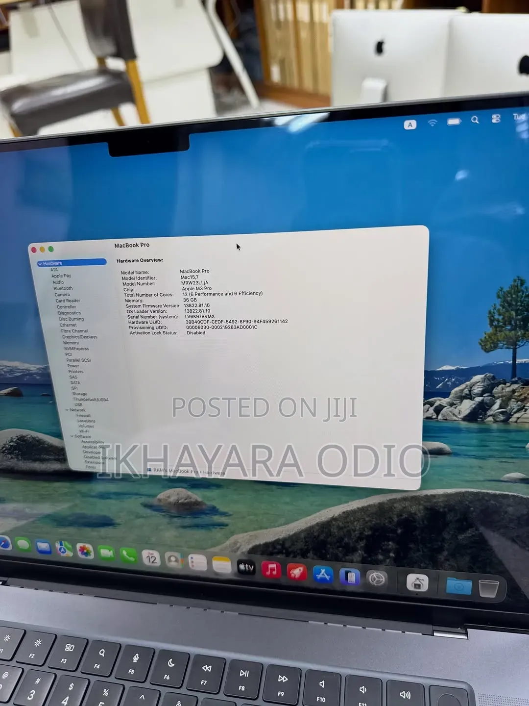 Laptop Apple MacBook Pro 2023 M3 14-inch 36GB Apple M3 Pro SSD 1T