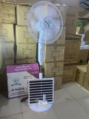Solar Charging Floor Standing Fan