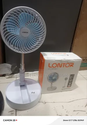 Lontor Rechargeable Table Fan