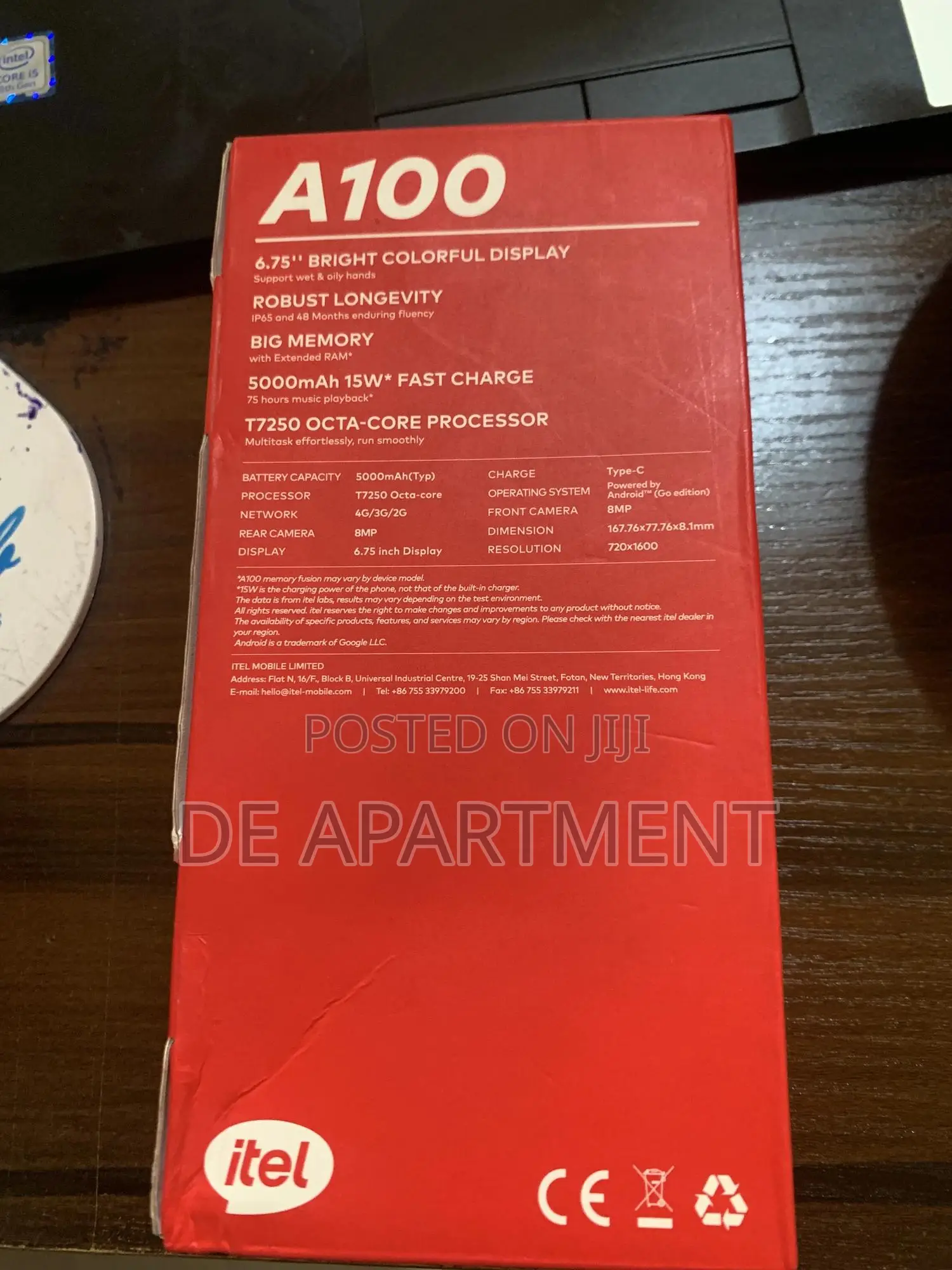 New Itel A100 128 GB Gray