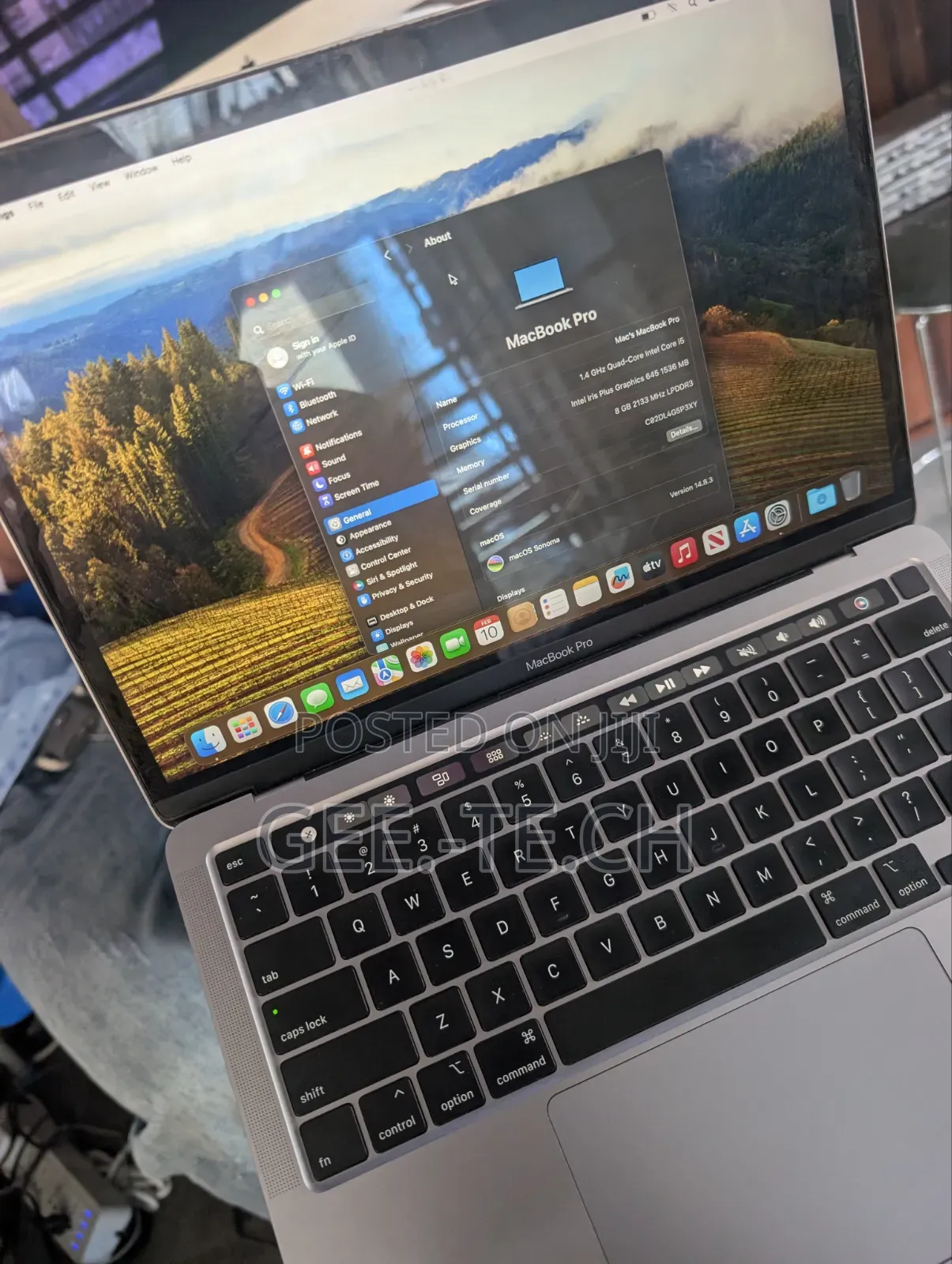 Laptop Apple MacBook Pro 2020 8GB Intel Core i5 SSD 256GB