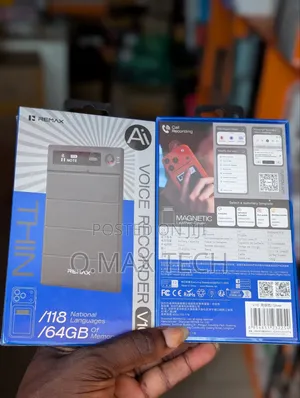 Remax V10 Ultra-Thin Ai Voice Recorder and Translator