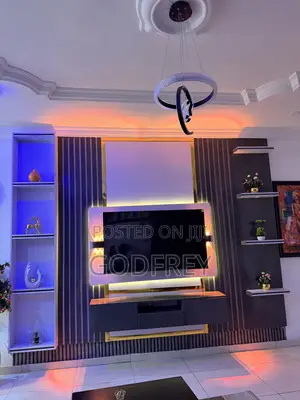 Modern Led Tv Console Wall Unit
