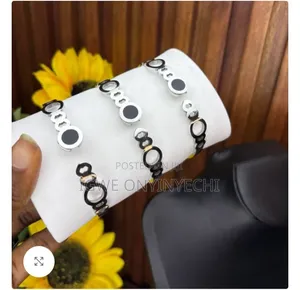 Steel Bangle and Necklace