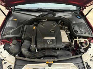 Mercedes-Benz C300 Base Coupe RWD (2.0L 4cyl 7A) 2017 Red