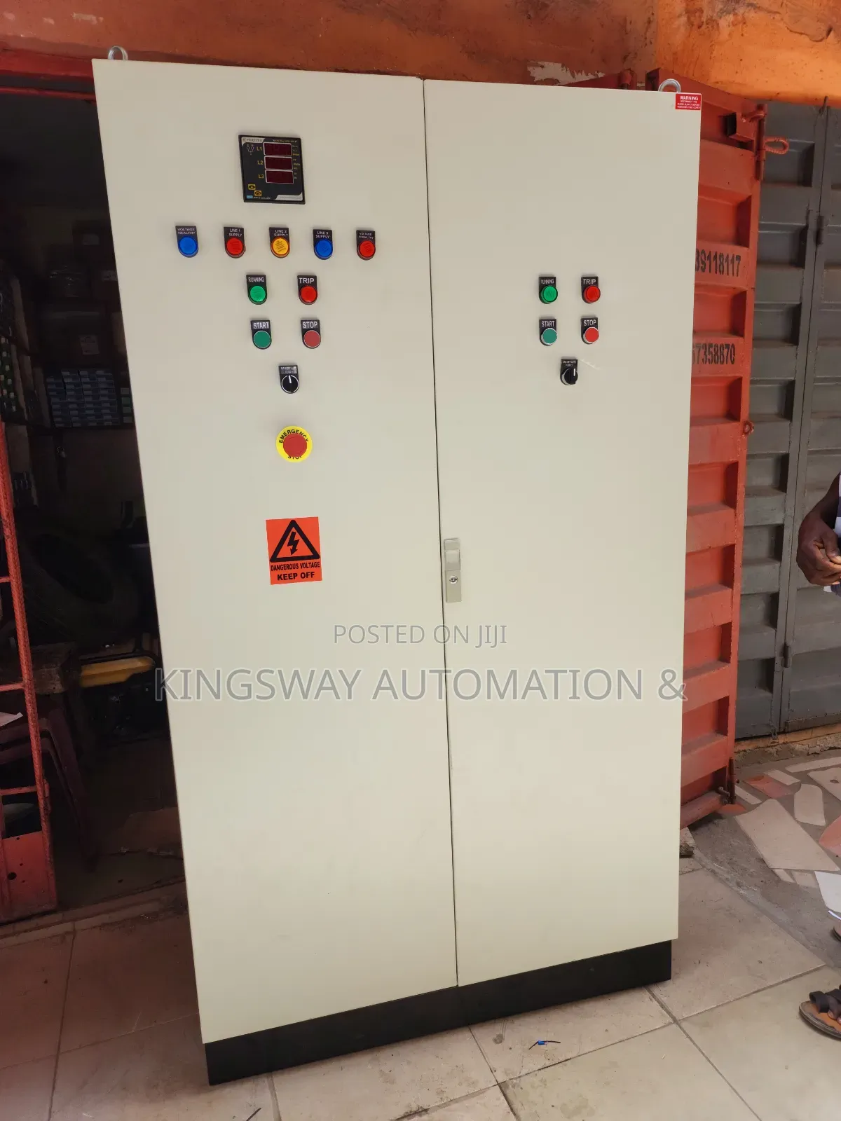 Star Delta Panel 250kw Electric Motor Duty and Standby