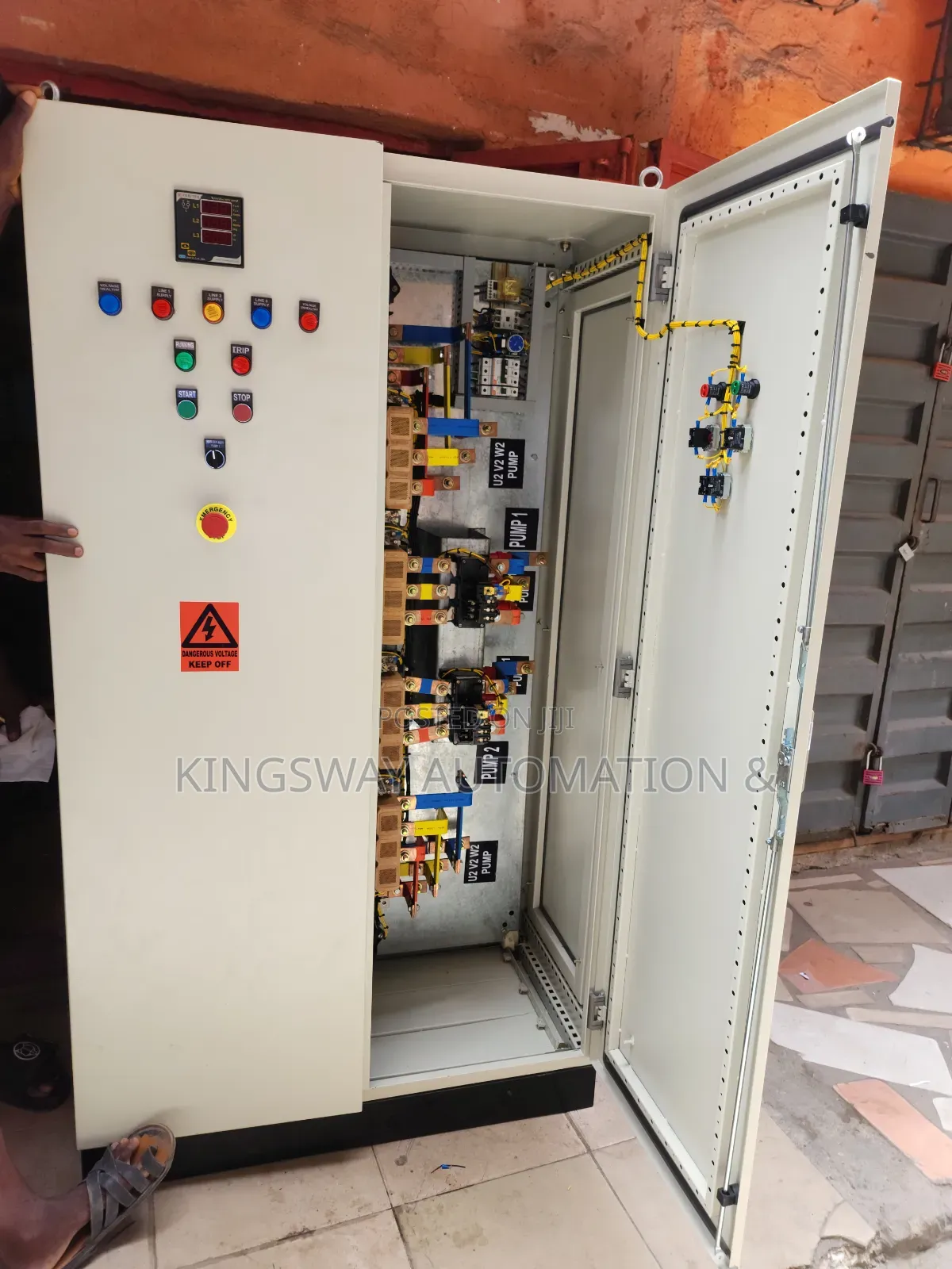 Star Delta Panel 250kw Electric Motor Duty and Standby