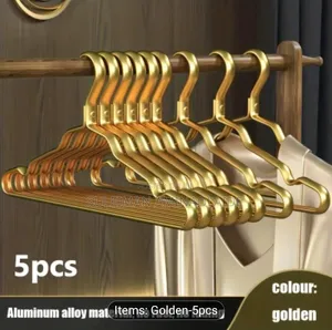 Gold Aluminium Alloy Light Luxury 5pcs