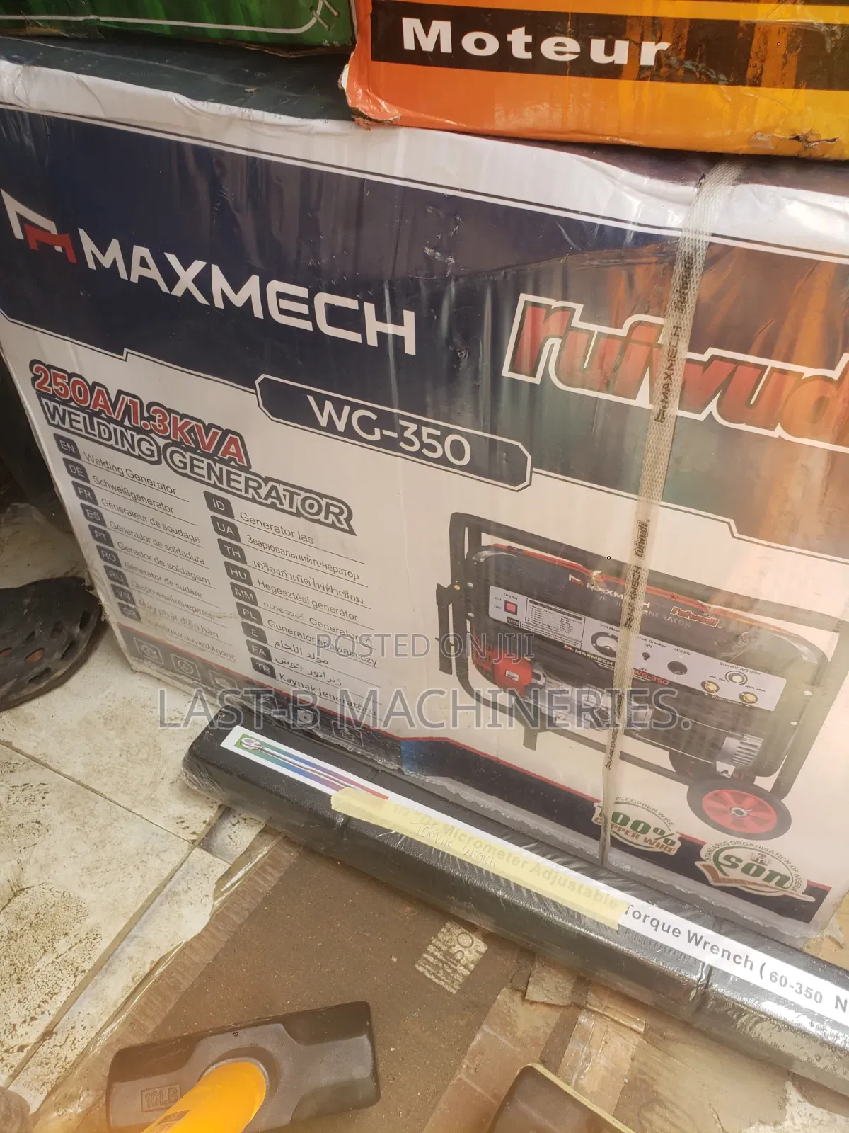 5.5kw 6.9kva Maxmech Welding Generator
