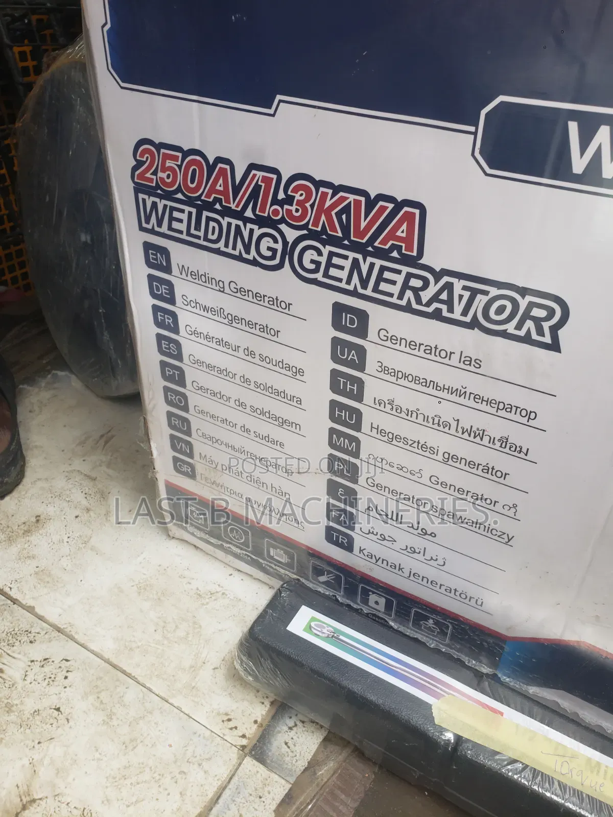 5.5kw 6.9kva Maxmech Welding Generator