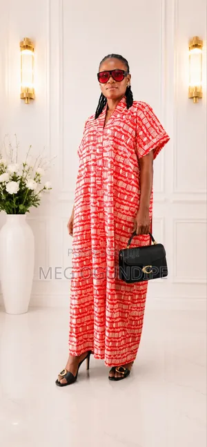 Eye Catchy Ankara Print Bubu Gown by Mof Splash Fashion
