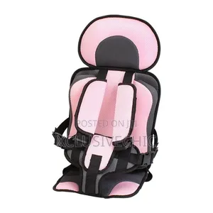 Baby Car Seater - Pink and Grey