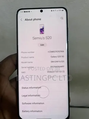 Samsung Galaxy S20 128 GB Gray