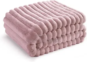 Cool Coloured Fur Rabbit Blanket