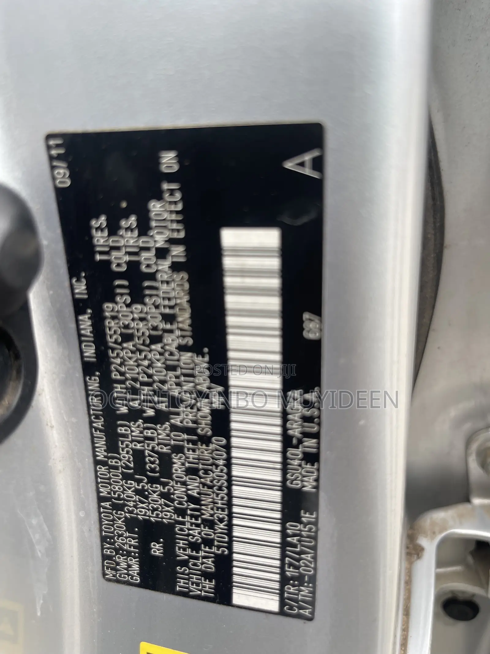 Toyota Highlander 2012 Silver