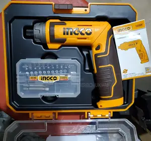 Ingco 8v Cordless Screwdriver Set, Model Csdli08025.