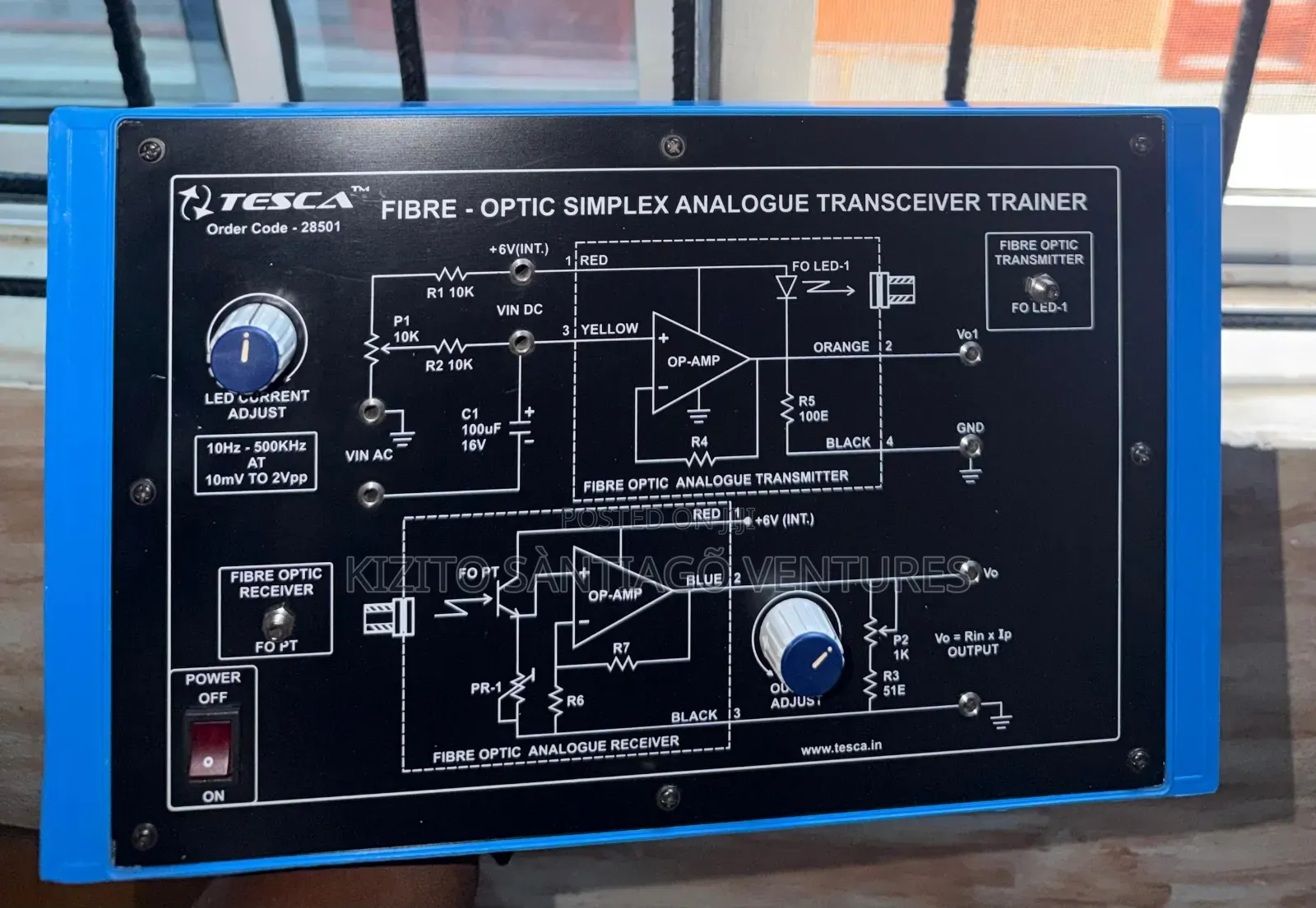 Fibre Optic Simplex Analogue Transervice Trainer