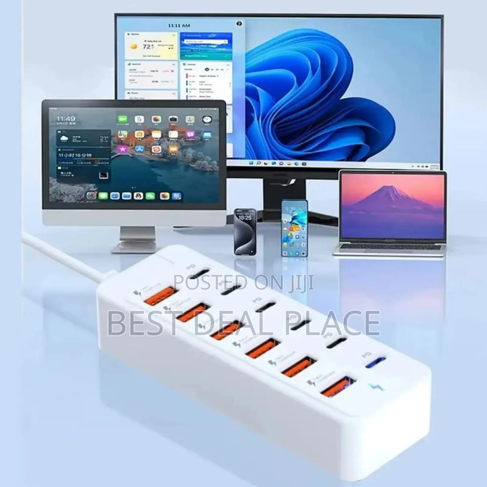 12 Port Usb Charging Station