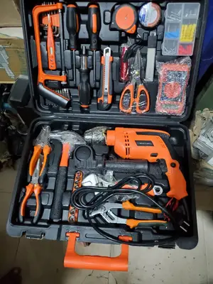 Electric Drill And Hand Tool Repair Set