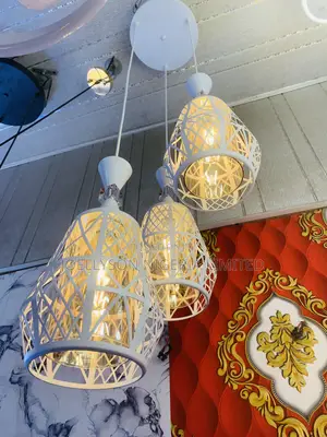 3 in 1 White Dining Chandelier