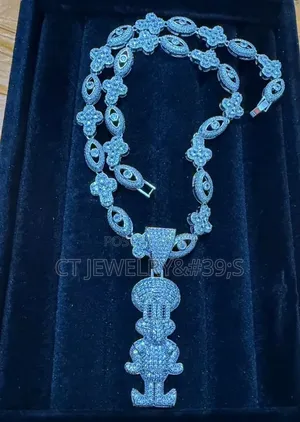 Iced Out Jesus Pendant Necklace Silver Tone Ball Chain,Fashion Jewelry