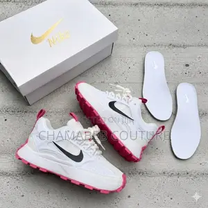 Designer-Inspired Chunky Sneakers | White Pink | Box Included