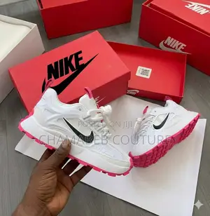 Designer-Inspired Chunky Sneakers | White Pink | Box Included
