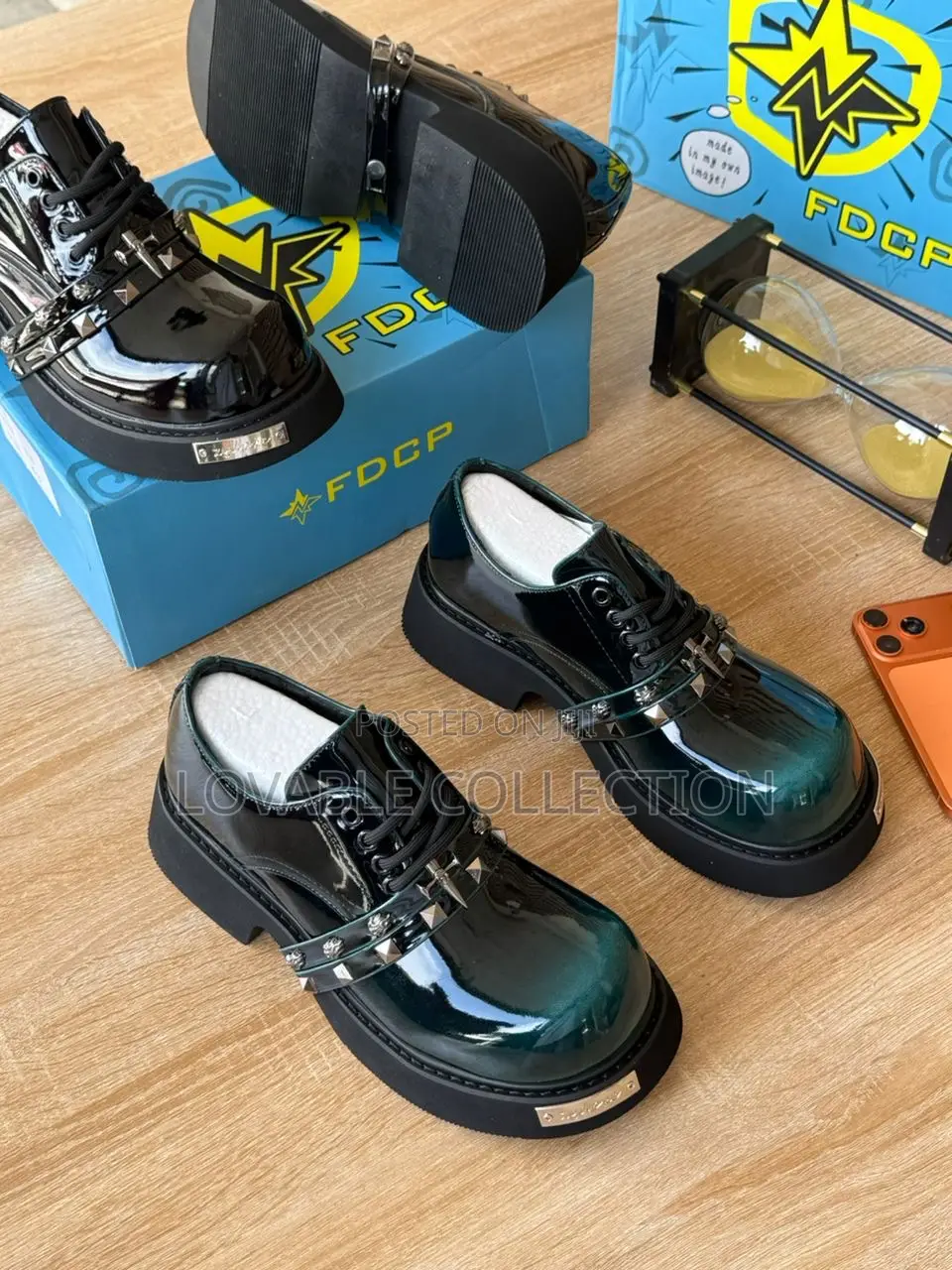 FDCP Shadow Derby Platform Shoes