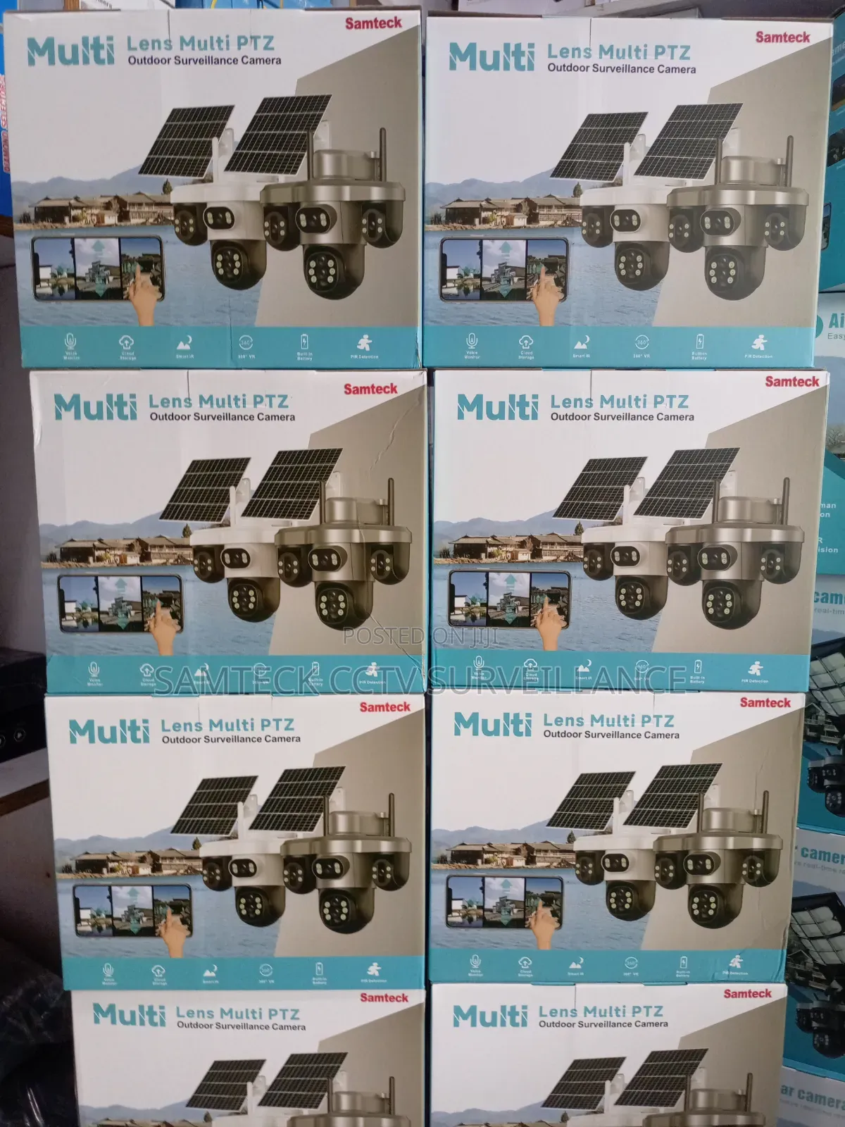Triple Lens Solar Camera
