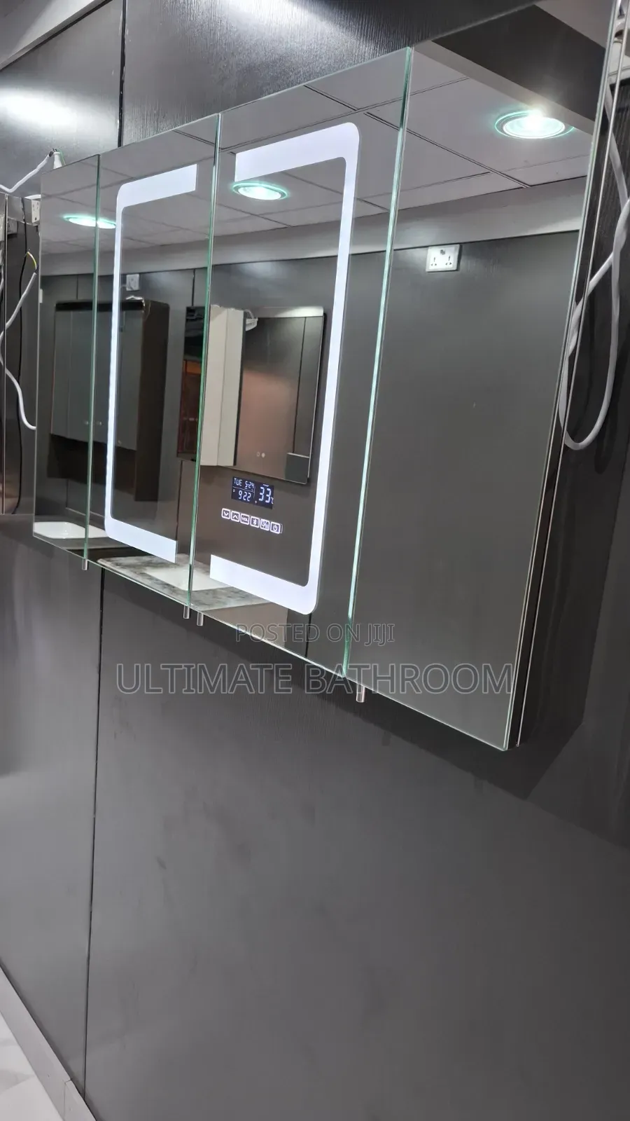 100x60cm 3lights Cabinet Mirror With Bluetooth