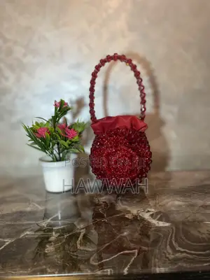 Beaded Bag ( Ruby Bloom)
