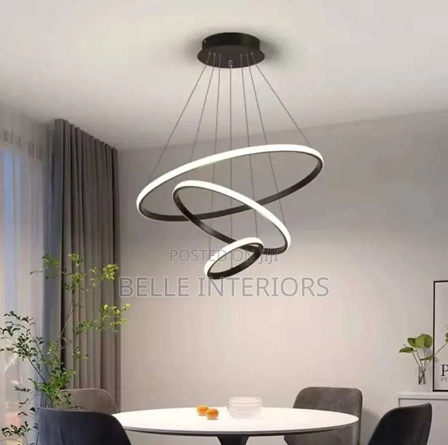 Menvix Modern Pendant Lamp Led Ring Circle