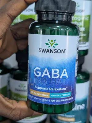 Swanson Gaba 500mg 100 Caps | Mind Racing at Night? | Lagos