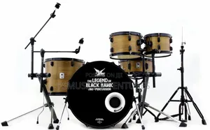 Beatello JBK Black Hawk 522 Usa Acostic 5pcs Drum Set
