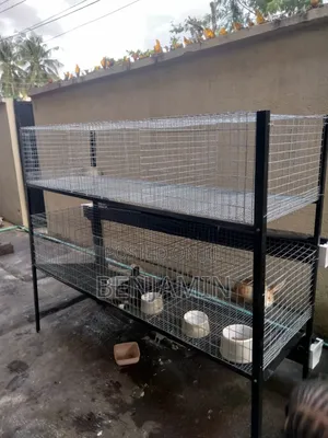 6 Rooms Rabbits Cage