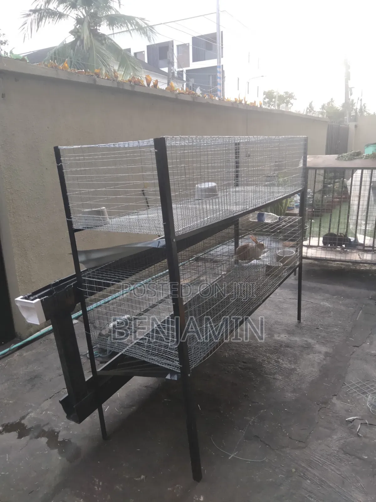 6 Rooms Rabbits Cage