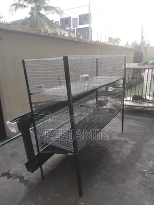 6 Rooms Rabbits Cage