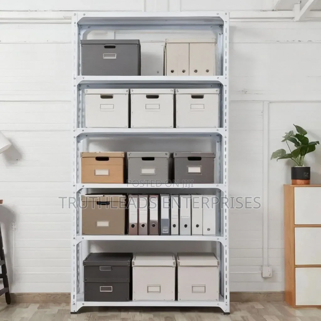 White Imported Metal Bolted Shelf